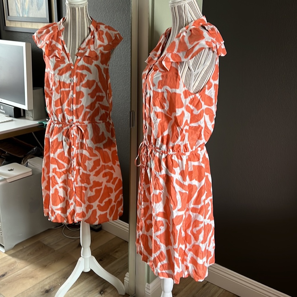 LOFT, silk dress, size 10